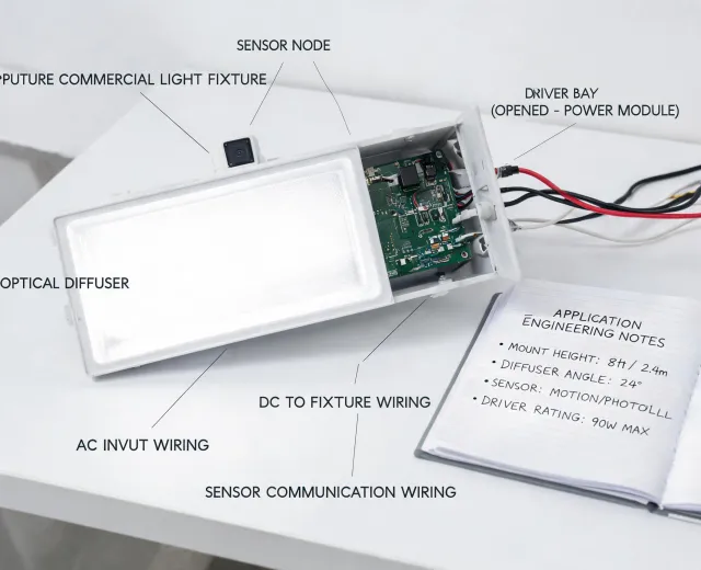 Aputure fixture engineering detail